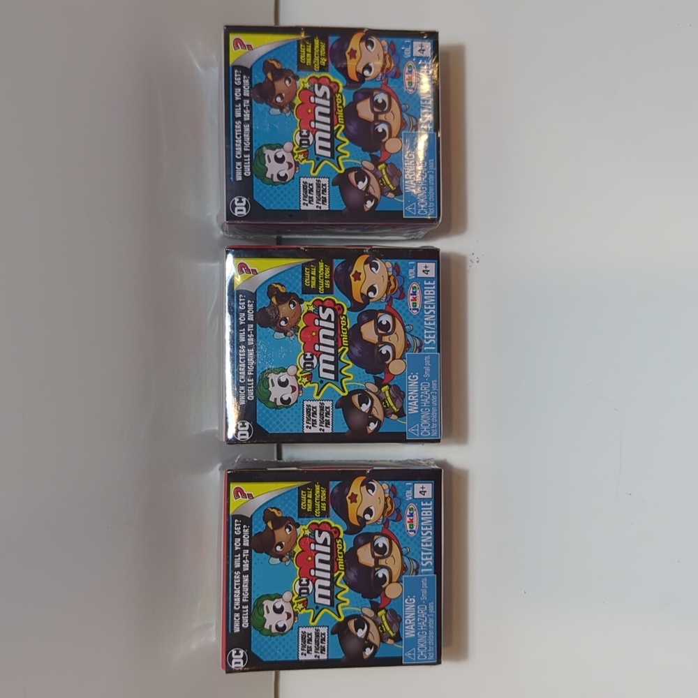 2023 Jakks DC Comics Micros Minis superhero figures new in box Super Girl Harley
